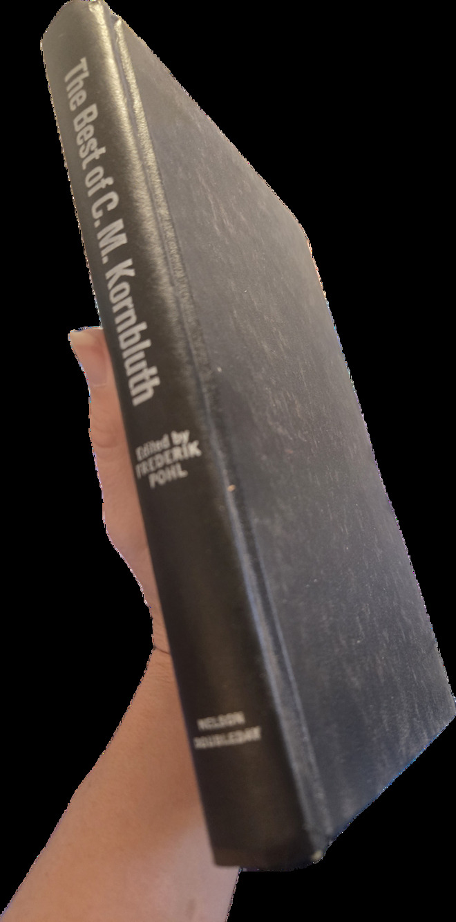 The Best of C. M. Kornbluth Science Fiction Anthology Edited Frederik Pohl 1976